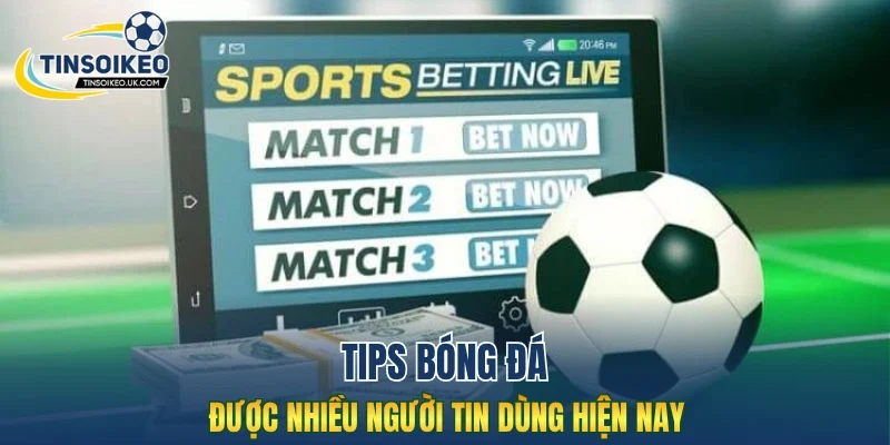 Tips bóng đá được nhiều người tin dùng hiện nay