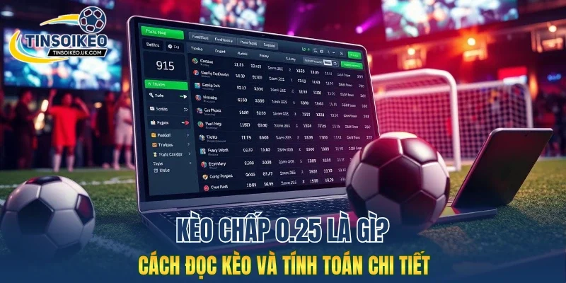 Kèo chấp 0.25 là gì